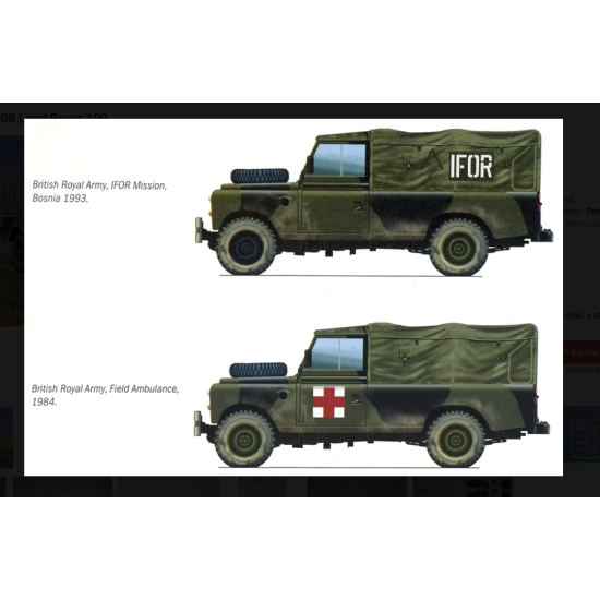 Italeri 6508 , LAND ROVER 109 LWB , 1/35